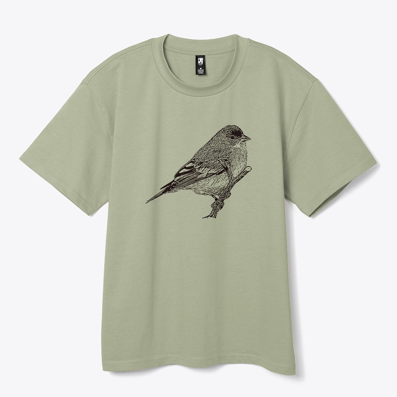 lesser goldfinch heavy t-shirt