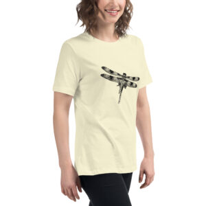 Dragonfly women's relaxed fit nature-themed t-shirt