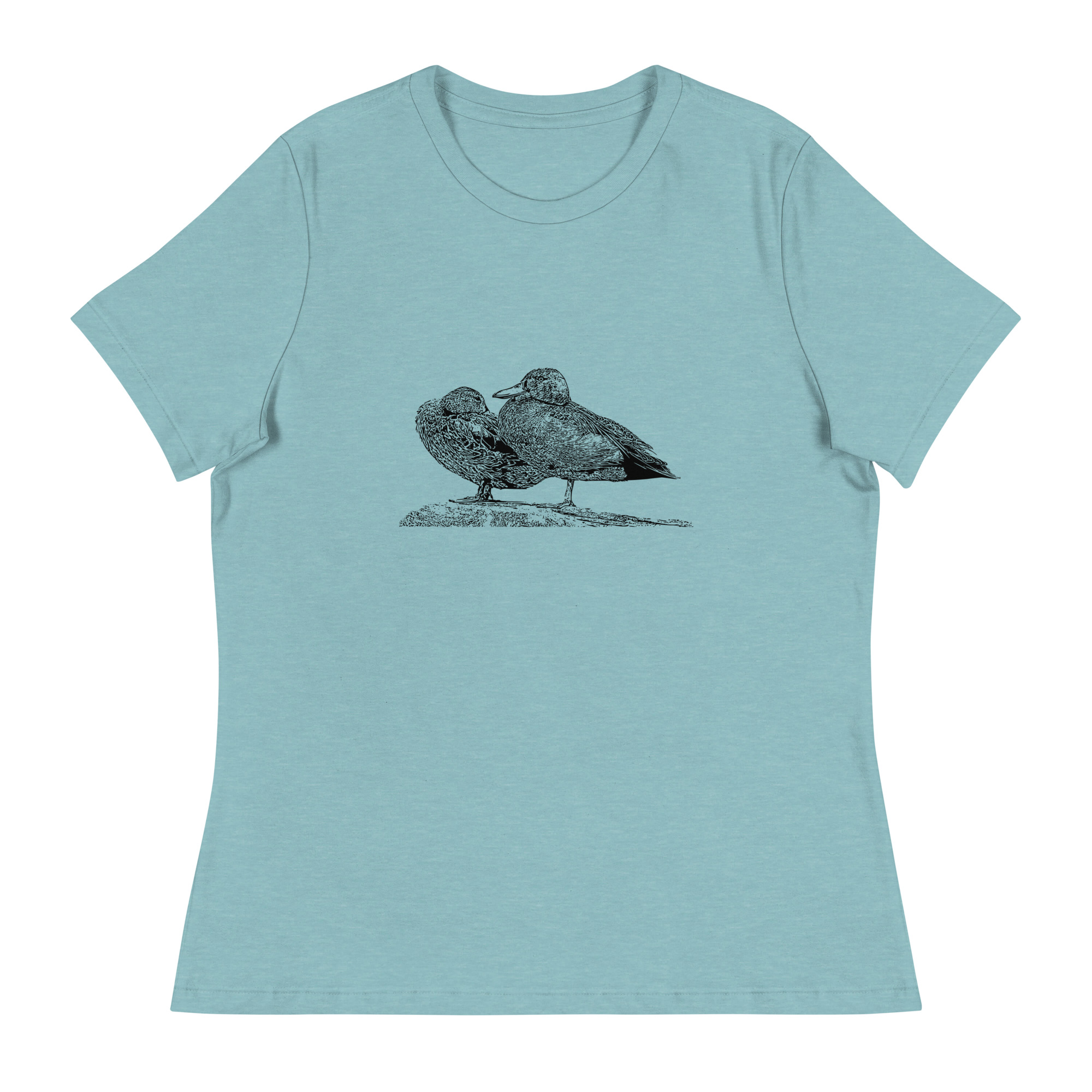 Cinnamon teal relaxed women's t-shirt