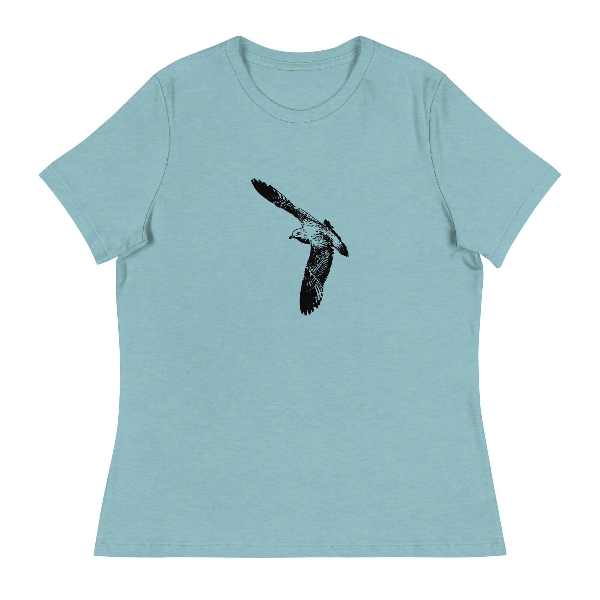 flying gull relaxed fit women's birdwatching t-shirt