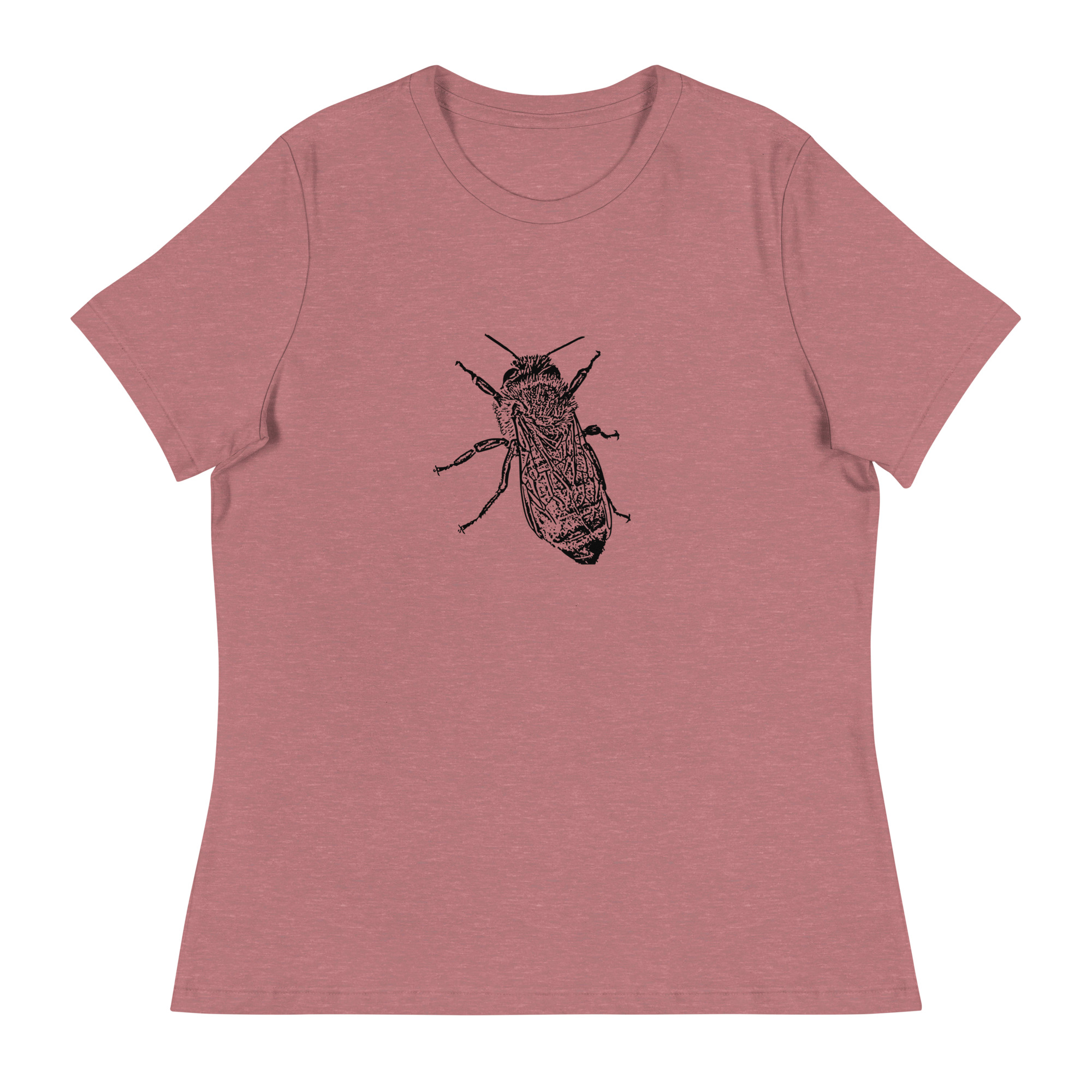 honey bee relaxed women's t-shirt