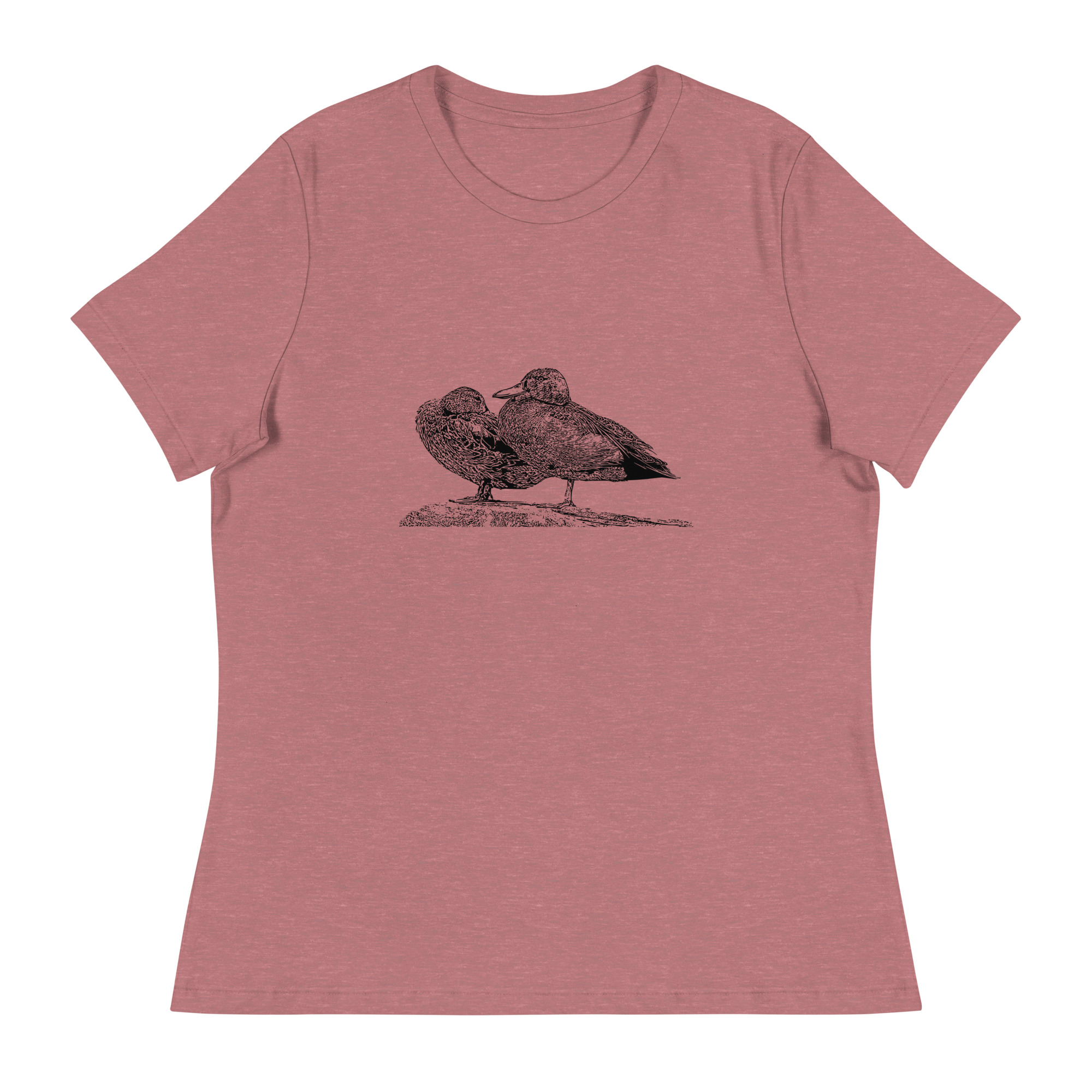 Cinnamon teal relaxed women's t-shirt