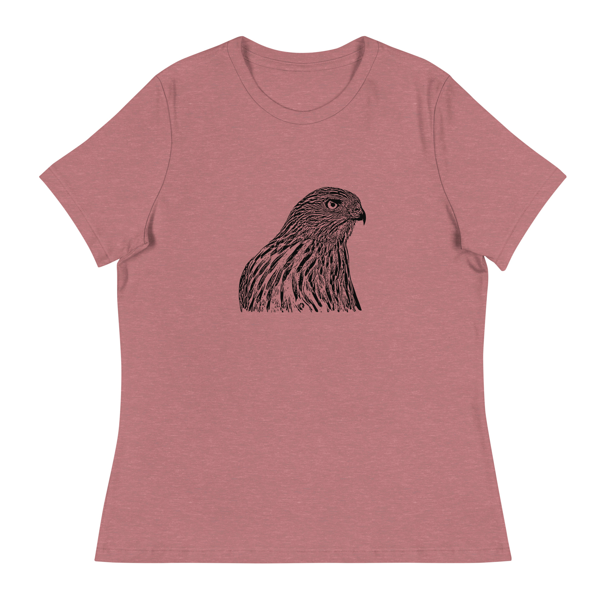 Cooper's hawk relaxed fit women's birdwatching t-shirt