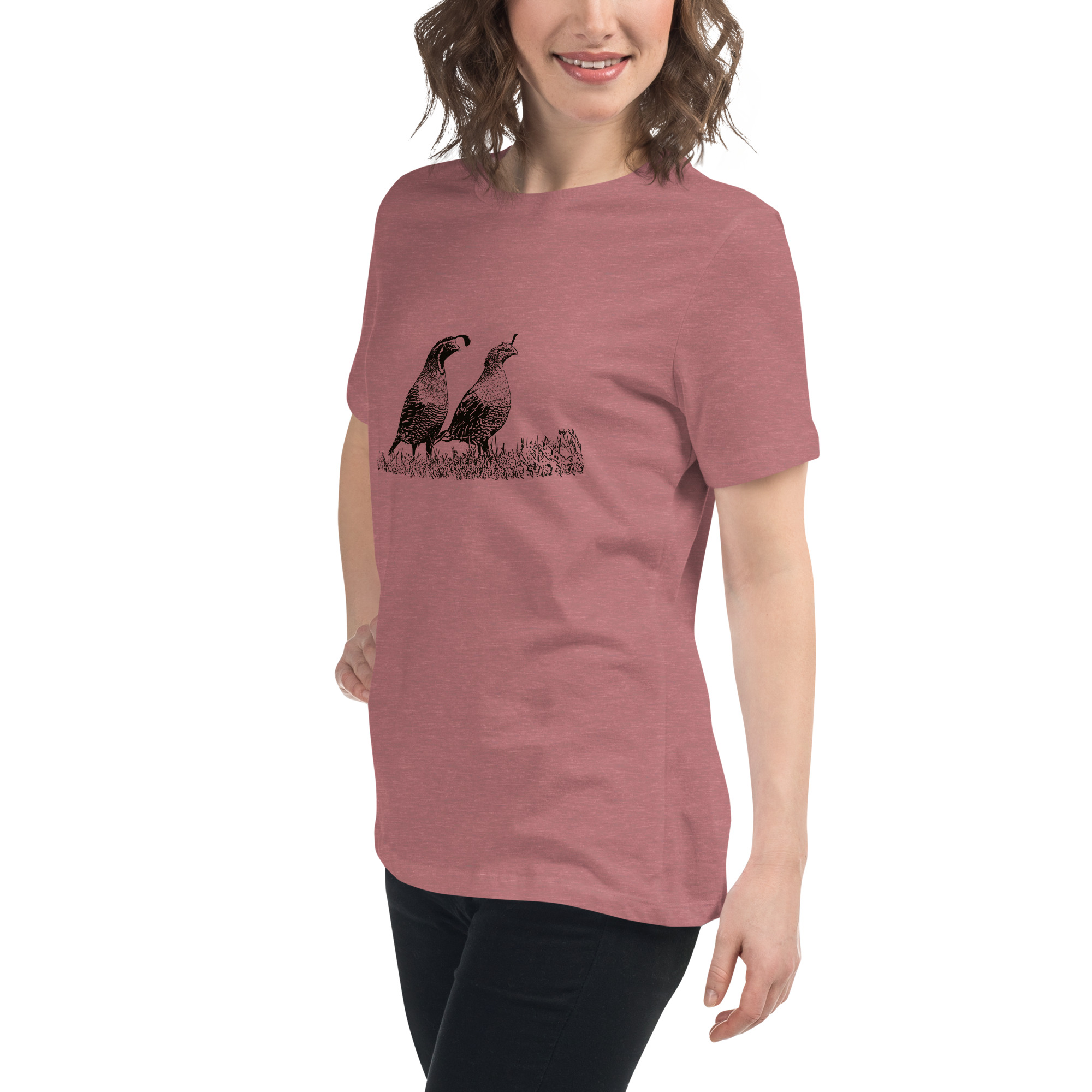California Quail women's relaxed t-shirt