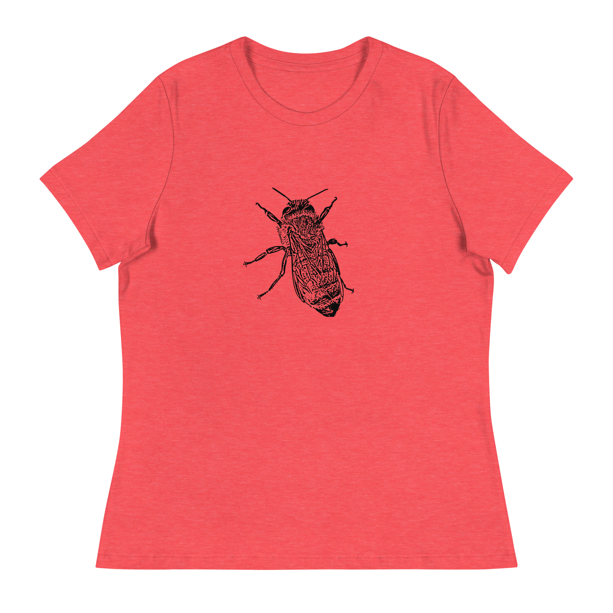 honey bee relaxed women's t-shirt