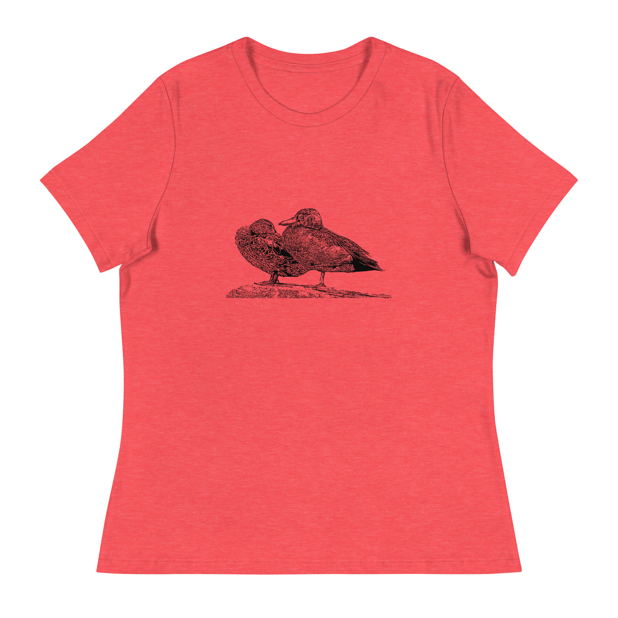 Cinnamon teal relaxed women's t-shirt