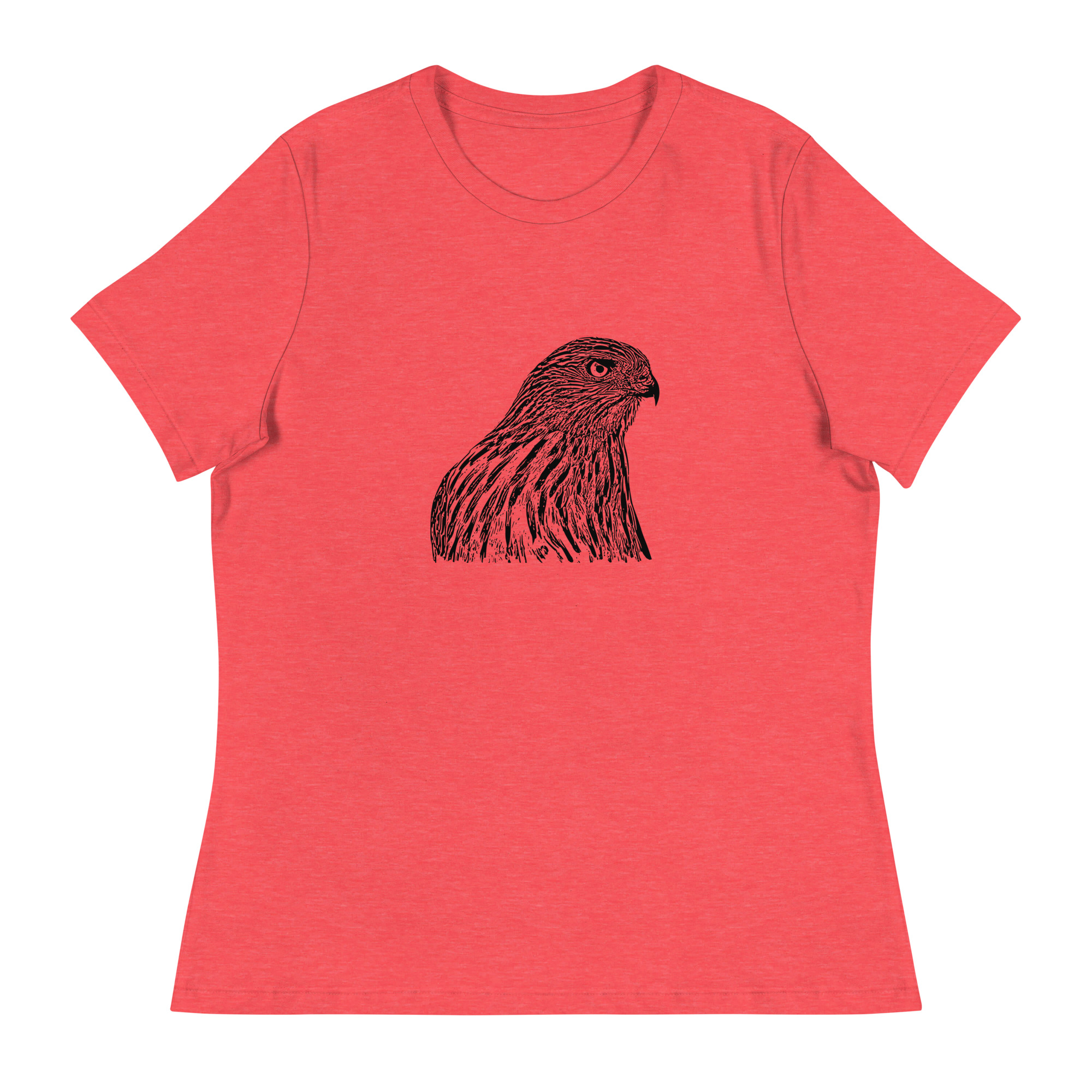 Cooper's hawk relaxed fit women's birdwatching t-shirt