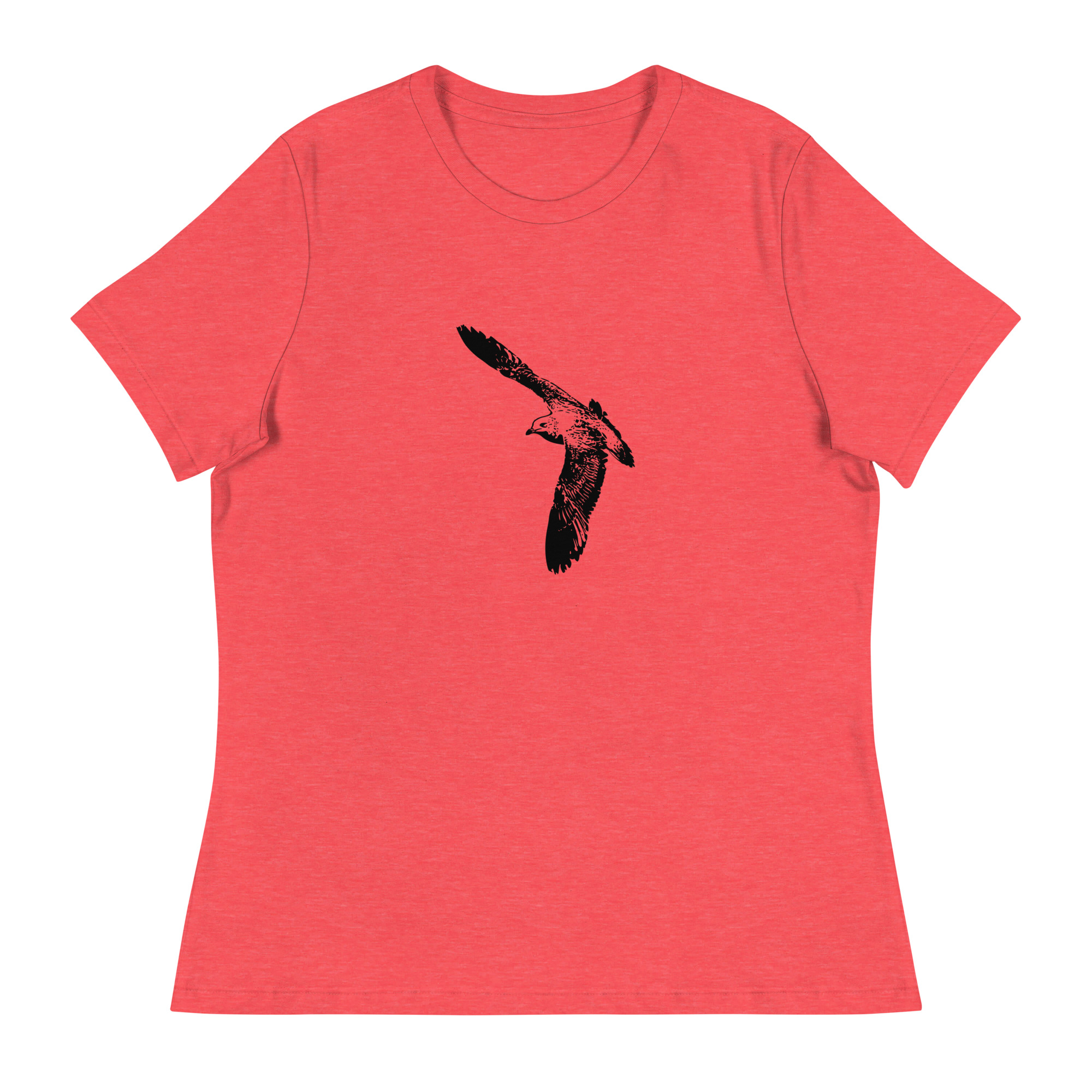 flying gull relaxed fit women's birdwatching t-shirt