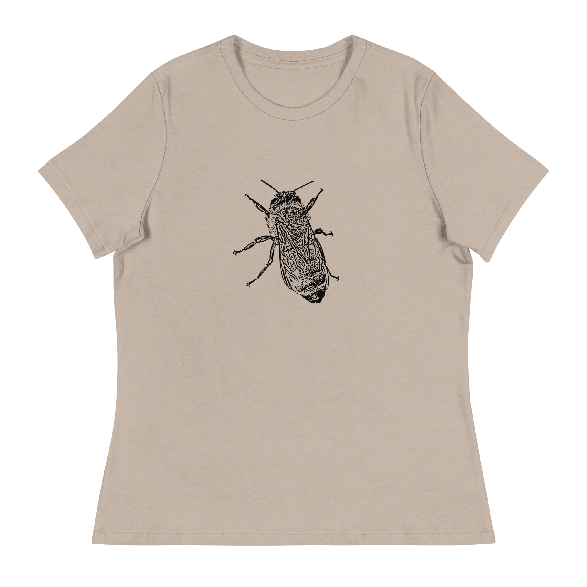 honey bee relaxed women's t-shirt