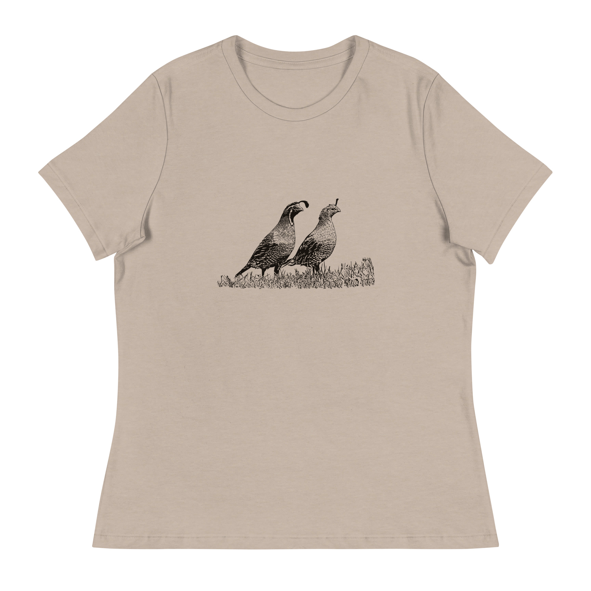 California Quail women's relaxed t-shirt