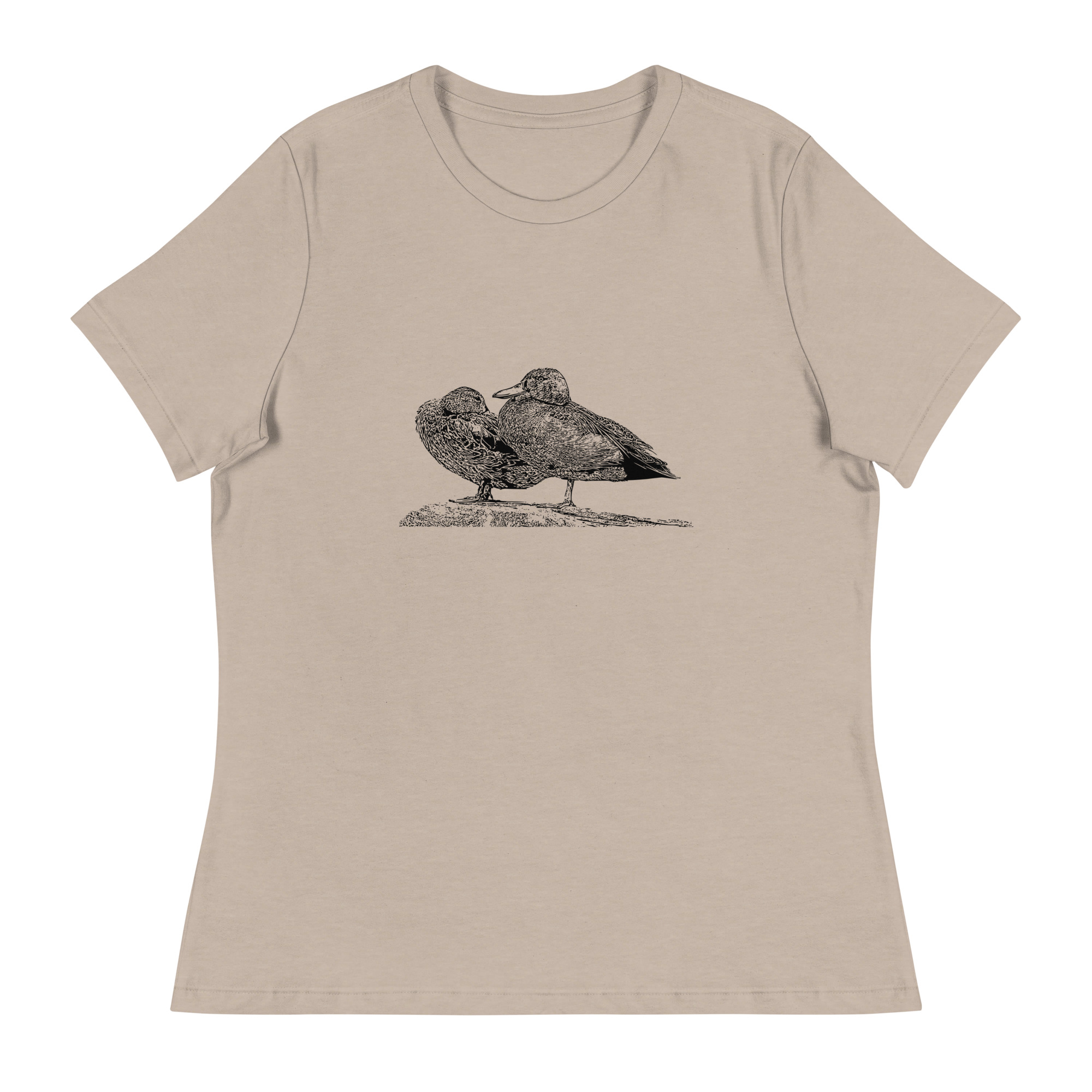 Cinnamon teal relaxed women's t-shirt