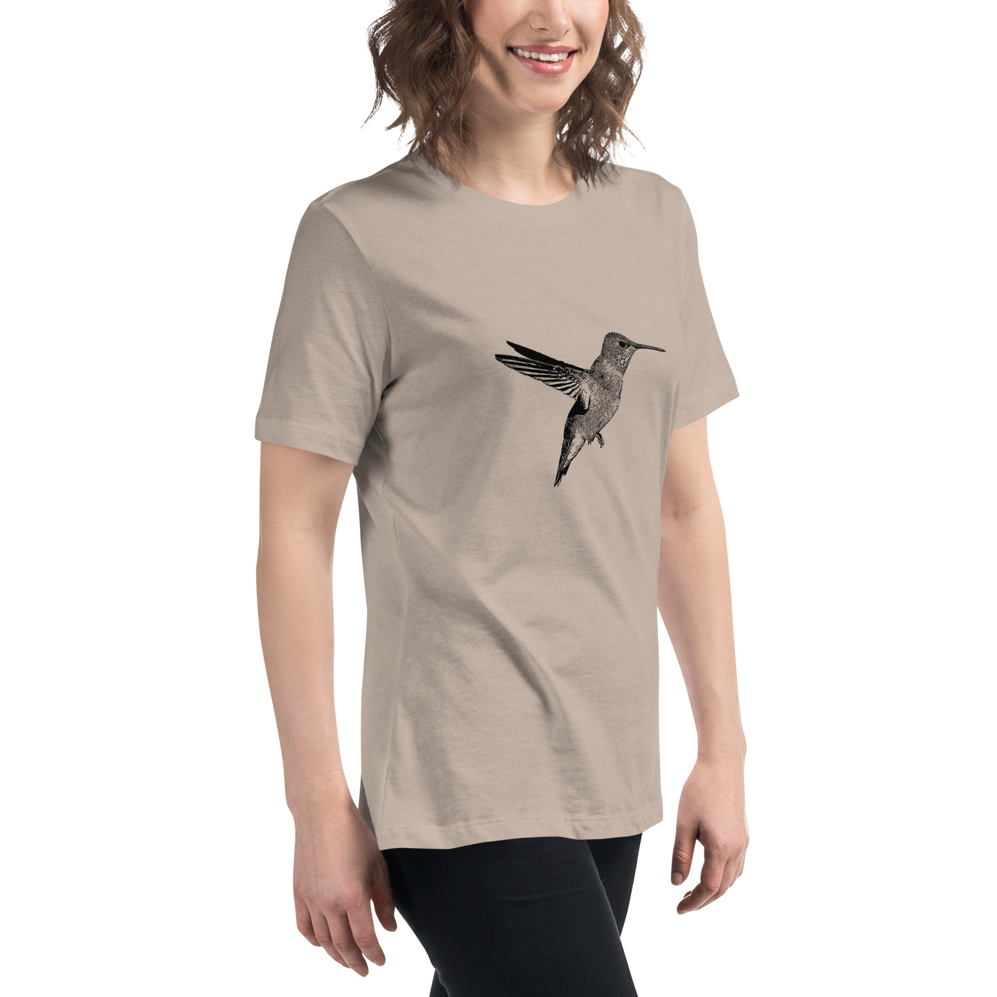 women's hummingbird t-shirt for birdwatchers