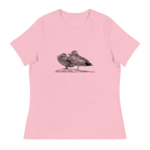 Cinnamon teal relaxed women's t-shirt