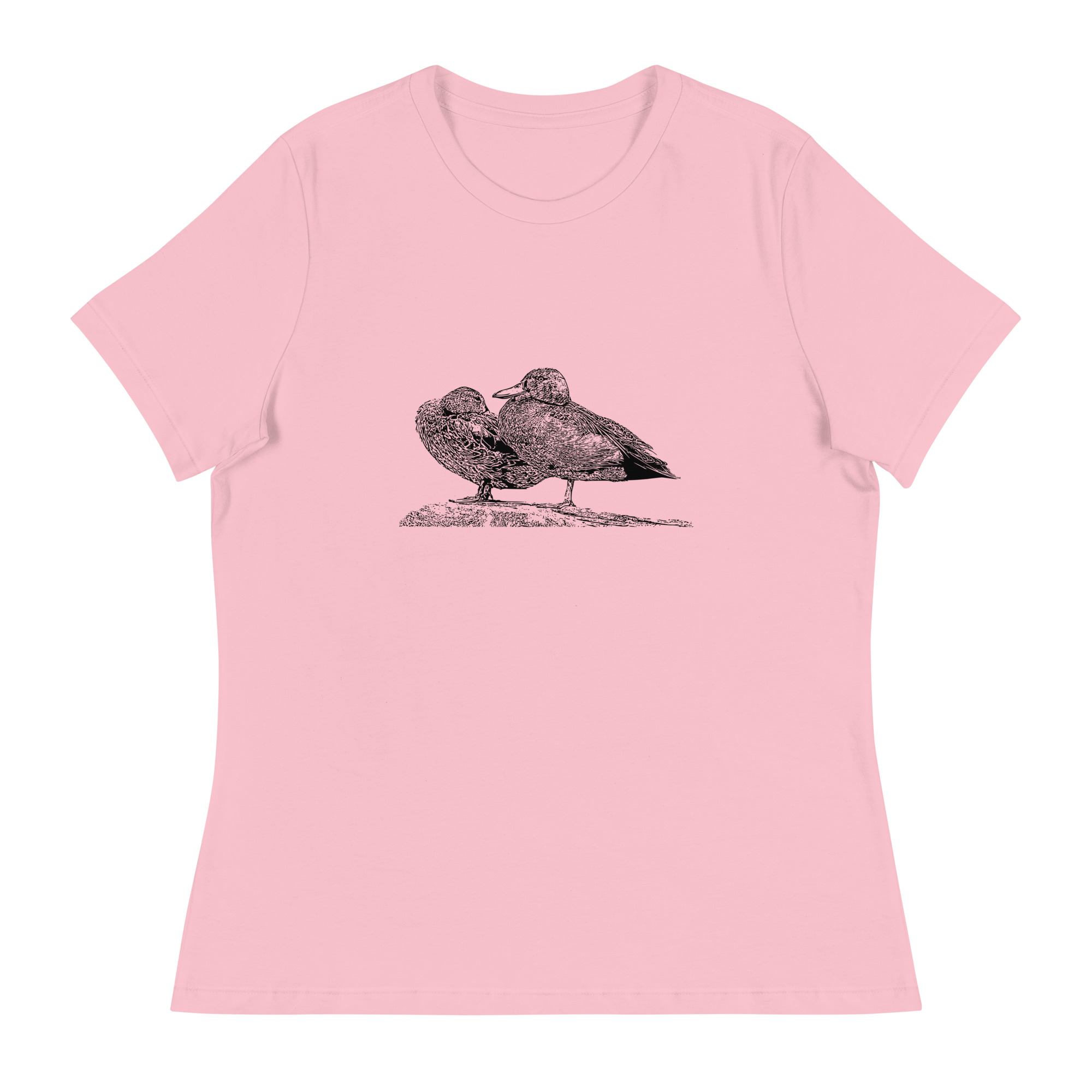 Cinnamon teal relaxed women's t-shirt