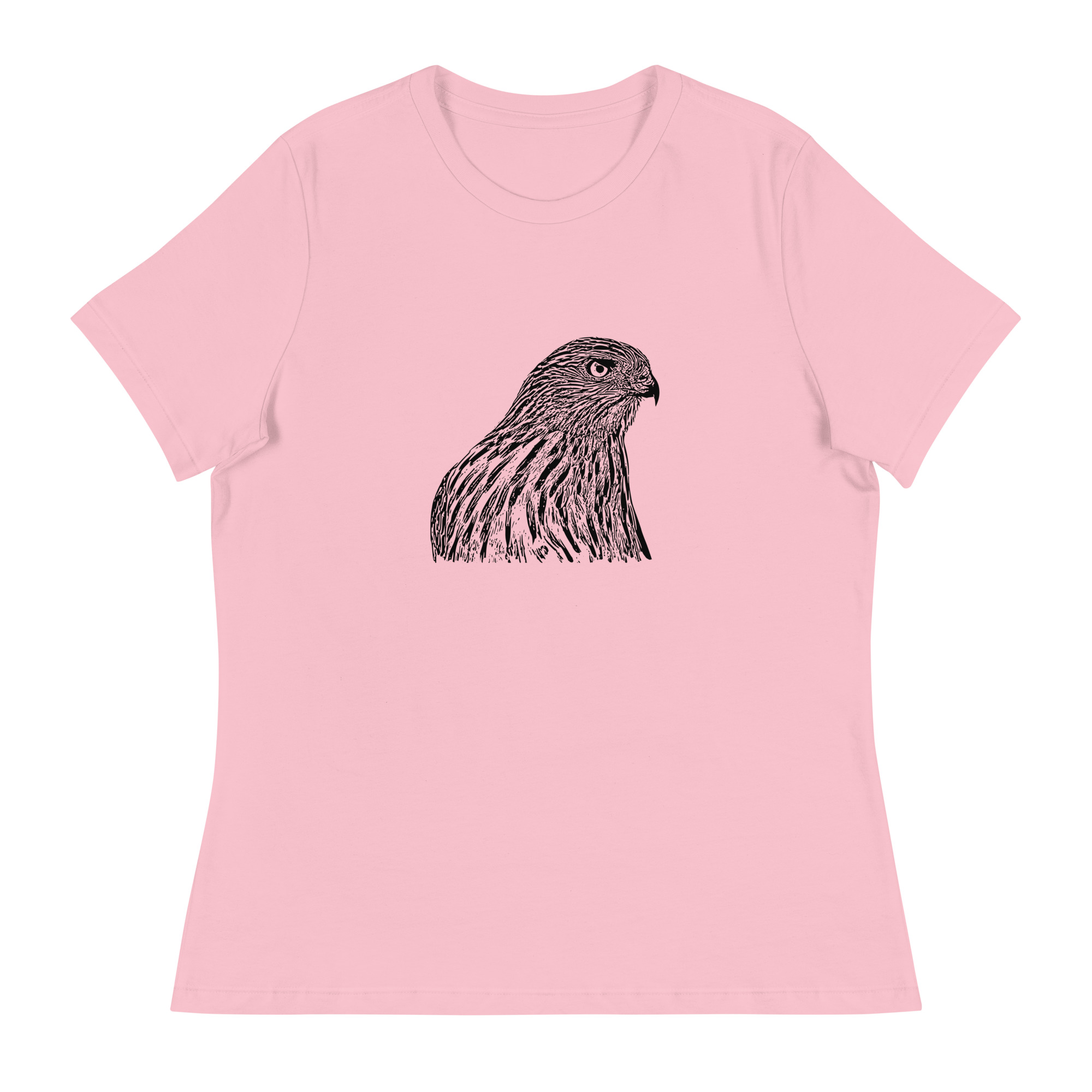 Cooper's hawk relaxed fit women's birdwatching t-shirt