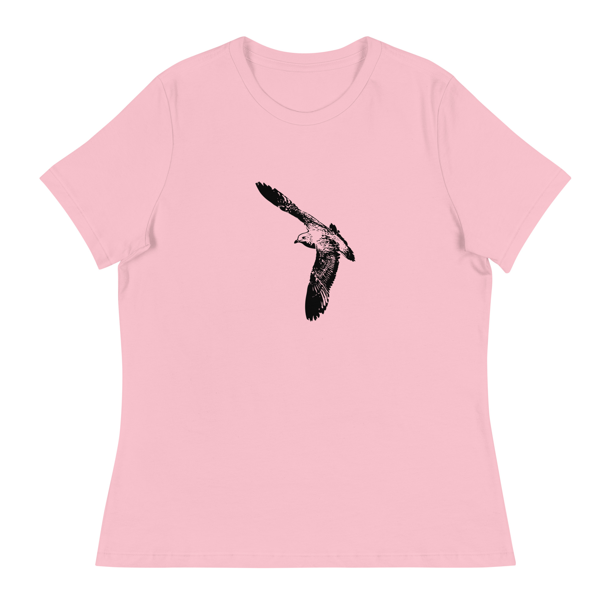 flying gull relaxed fit women's birdwatching t-shirt