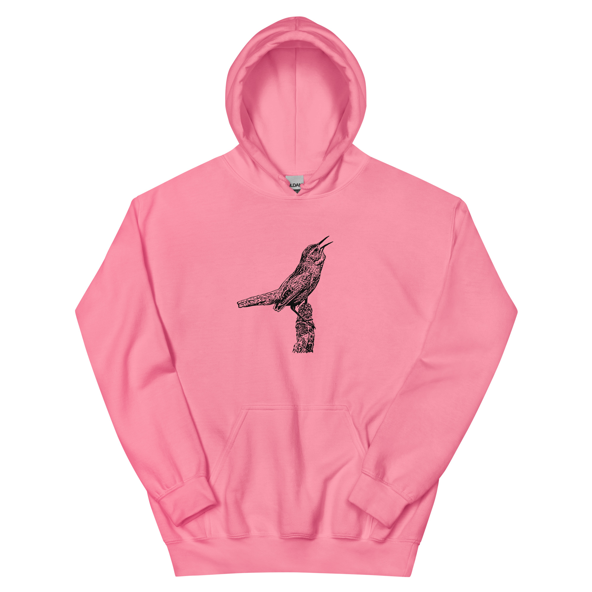 singing marsh wren unisex hoodie