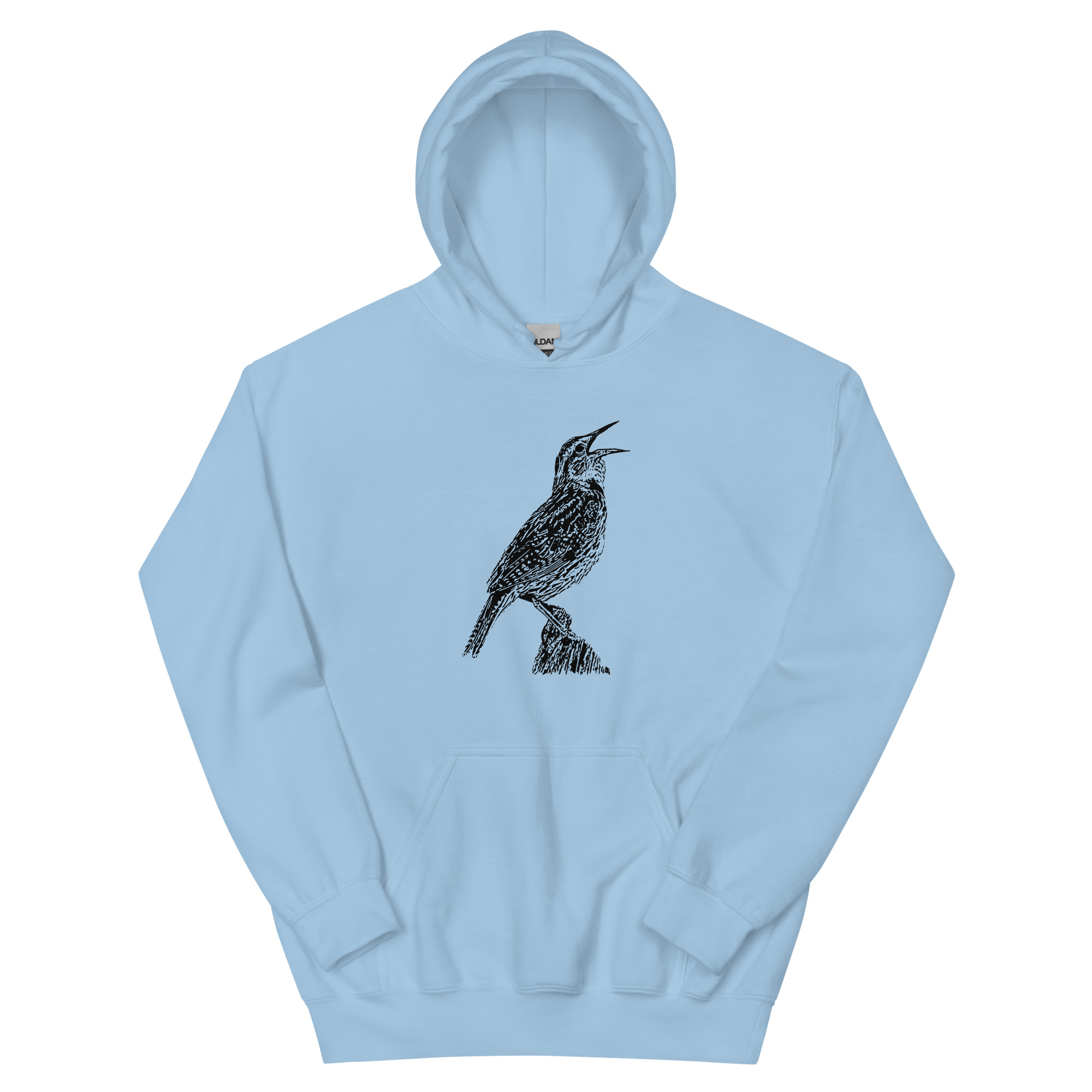singing western meadowlark unisex hoodie