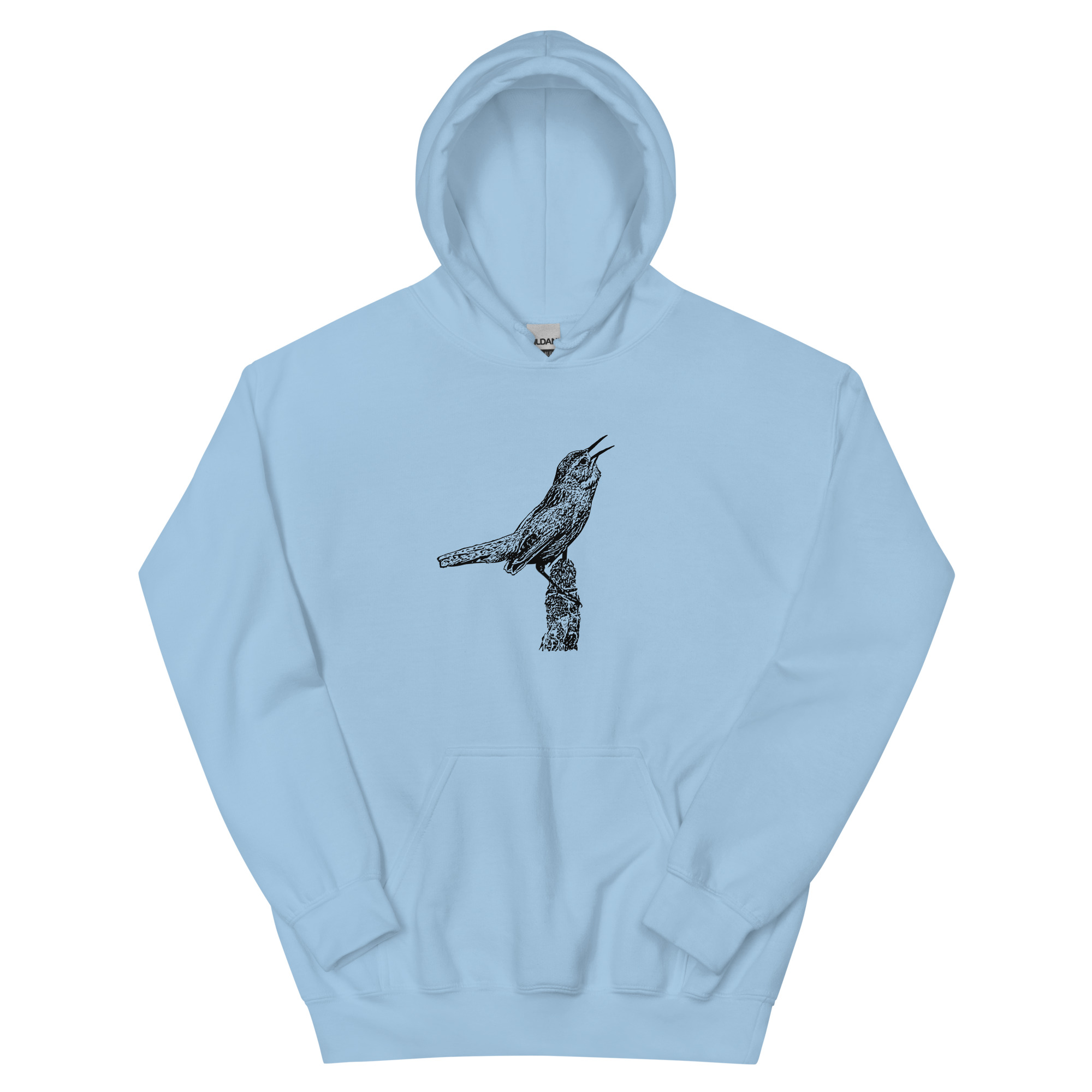 singing marsh wren unisex hoodie