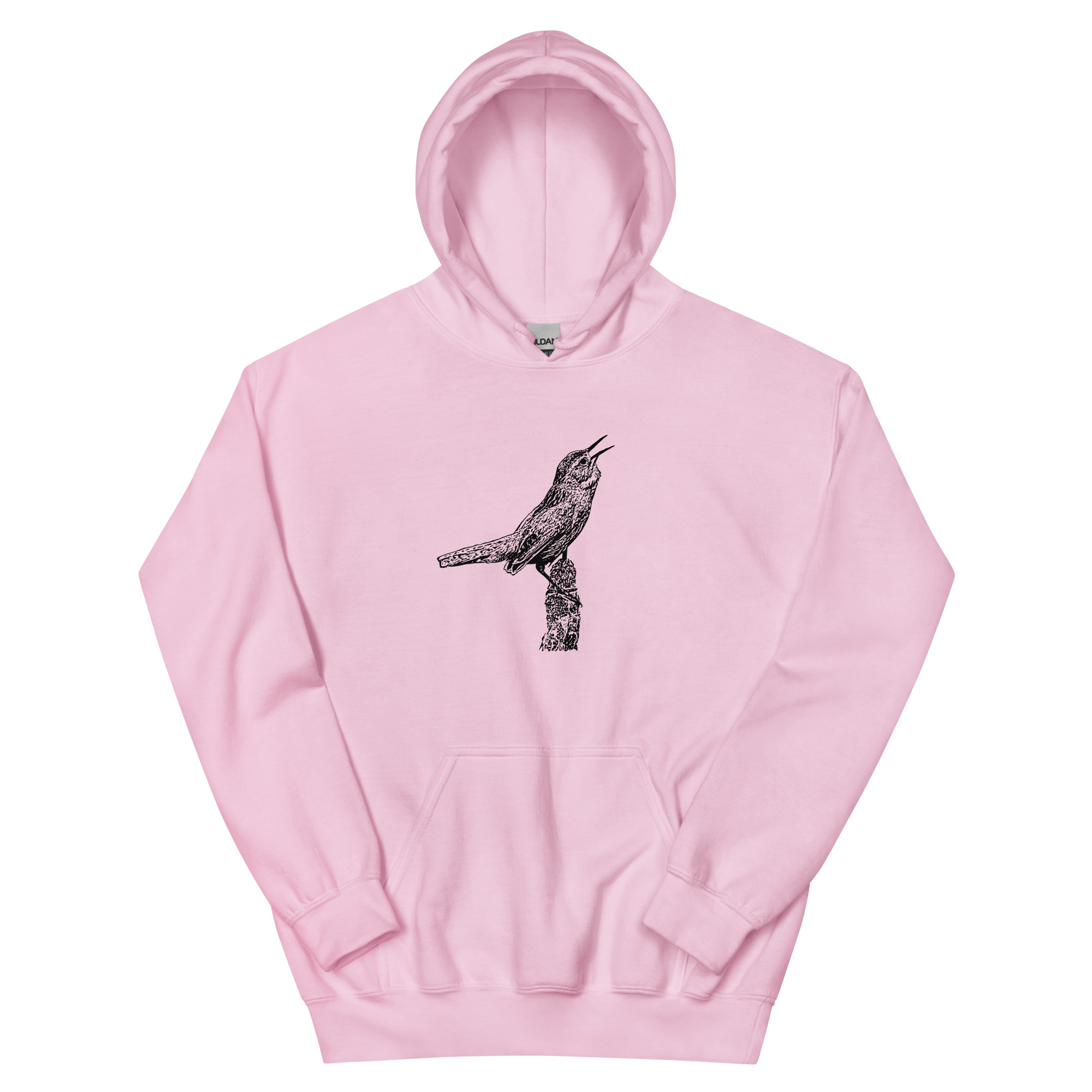 singing marsh wren unisex hoodie