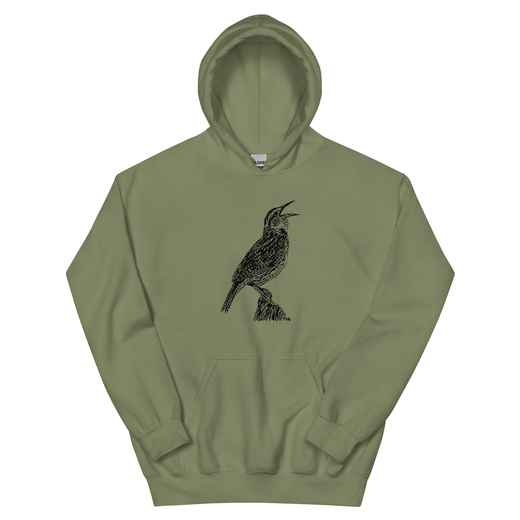 singing western meadowlark unisex hoodie