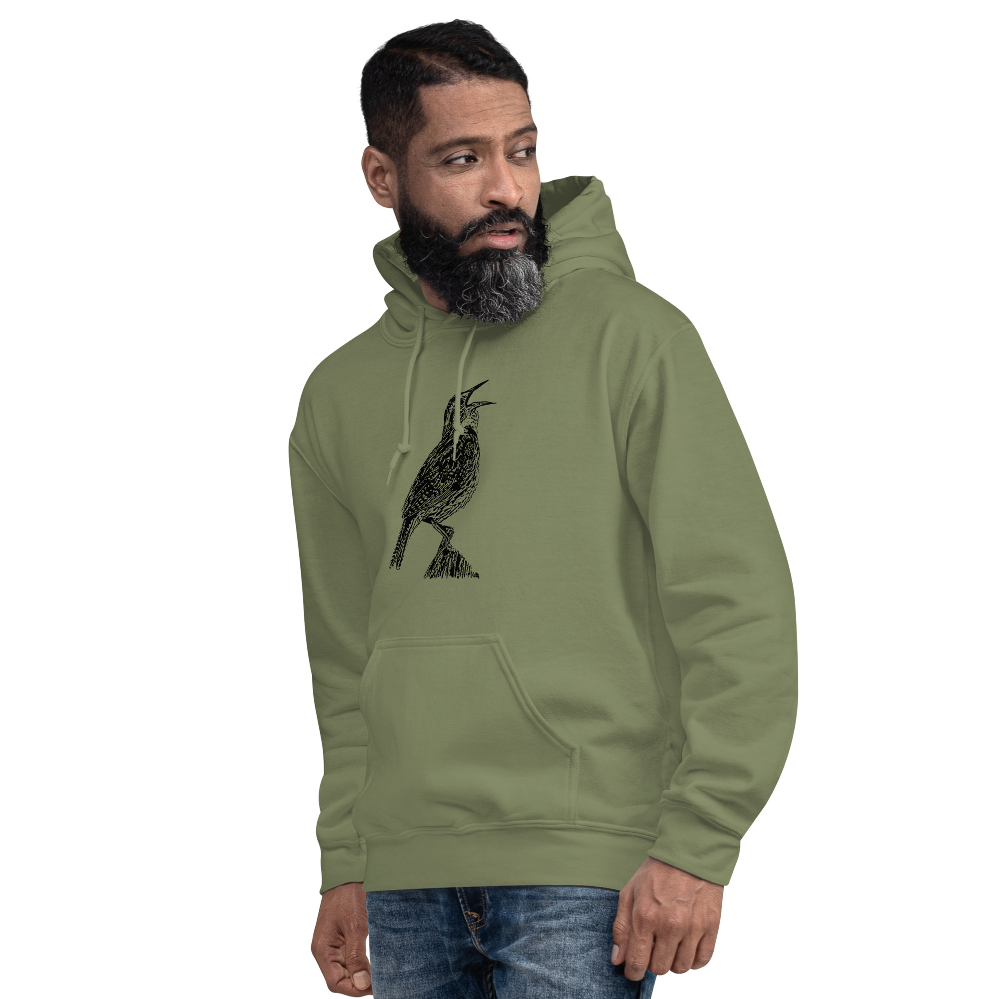 singing western meadowlark unisex hoodie
