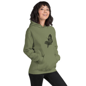 monarch butterfly unisex hoodie