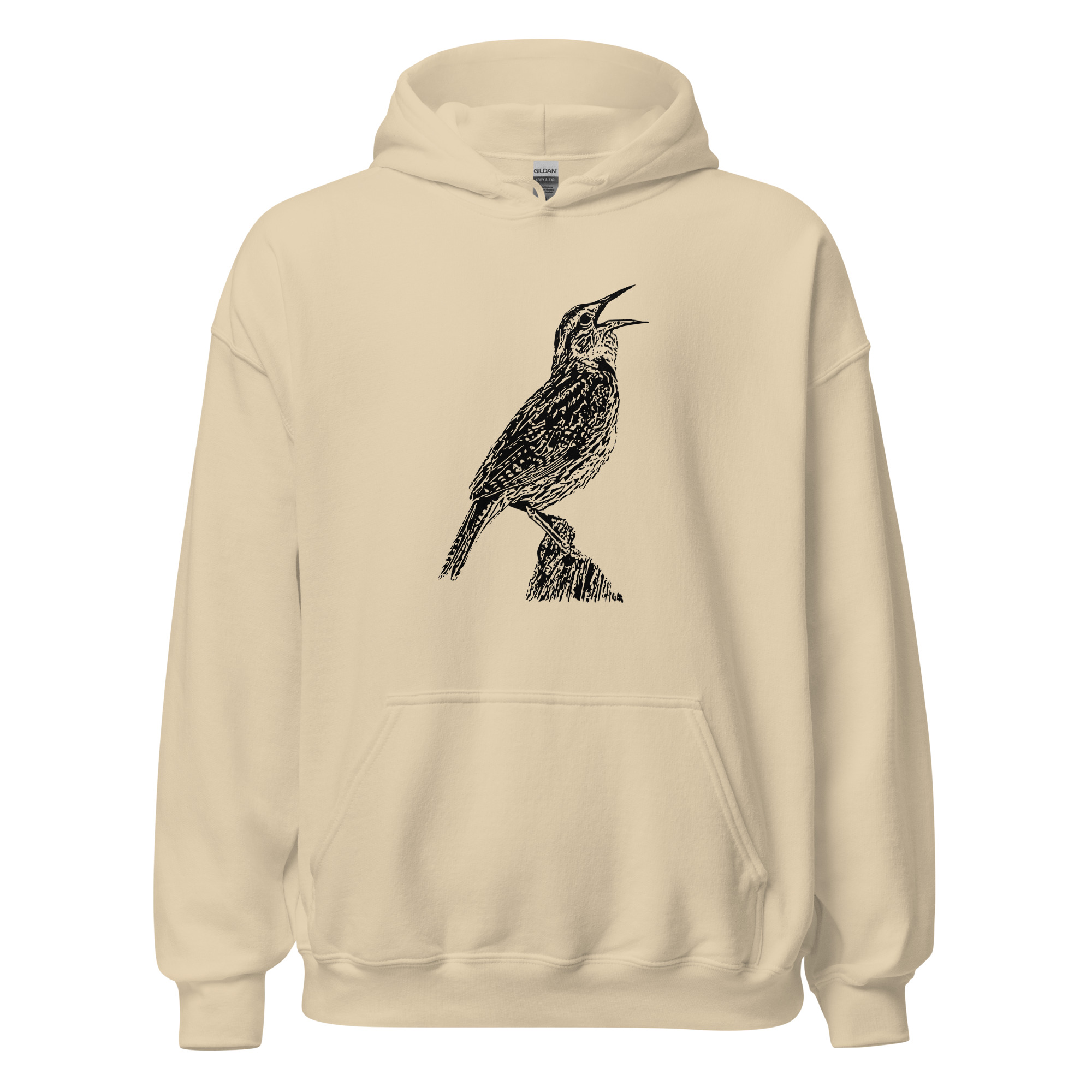 singing western meadowlark unisex hoodie