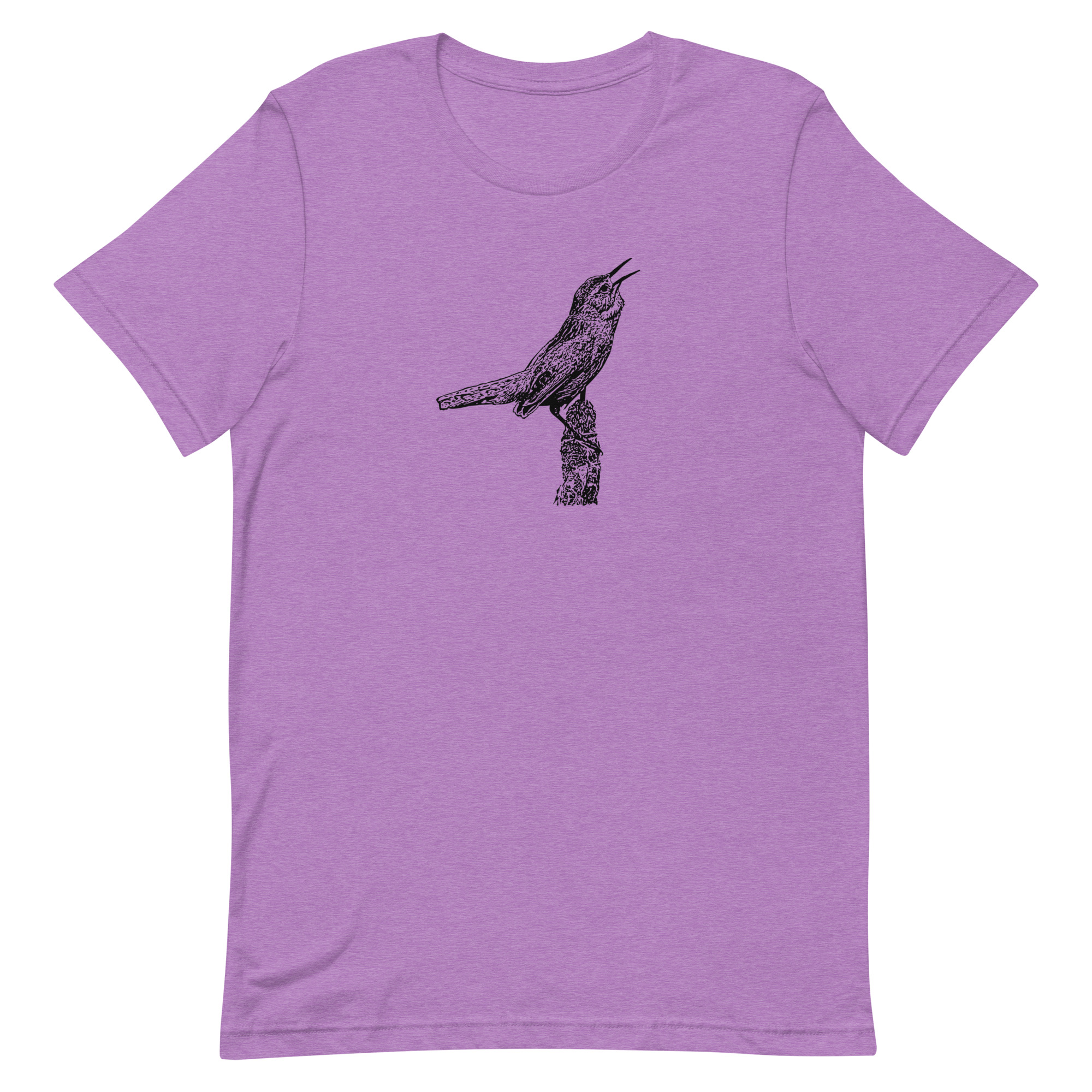 singing marsh wren unisex birding t-shirt