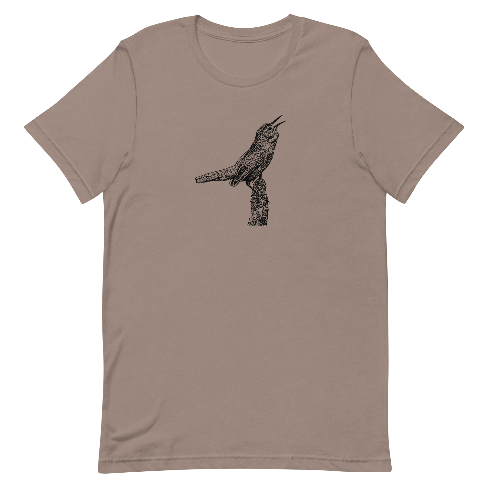 singing marsh wren unisex birding t-shirt