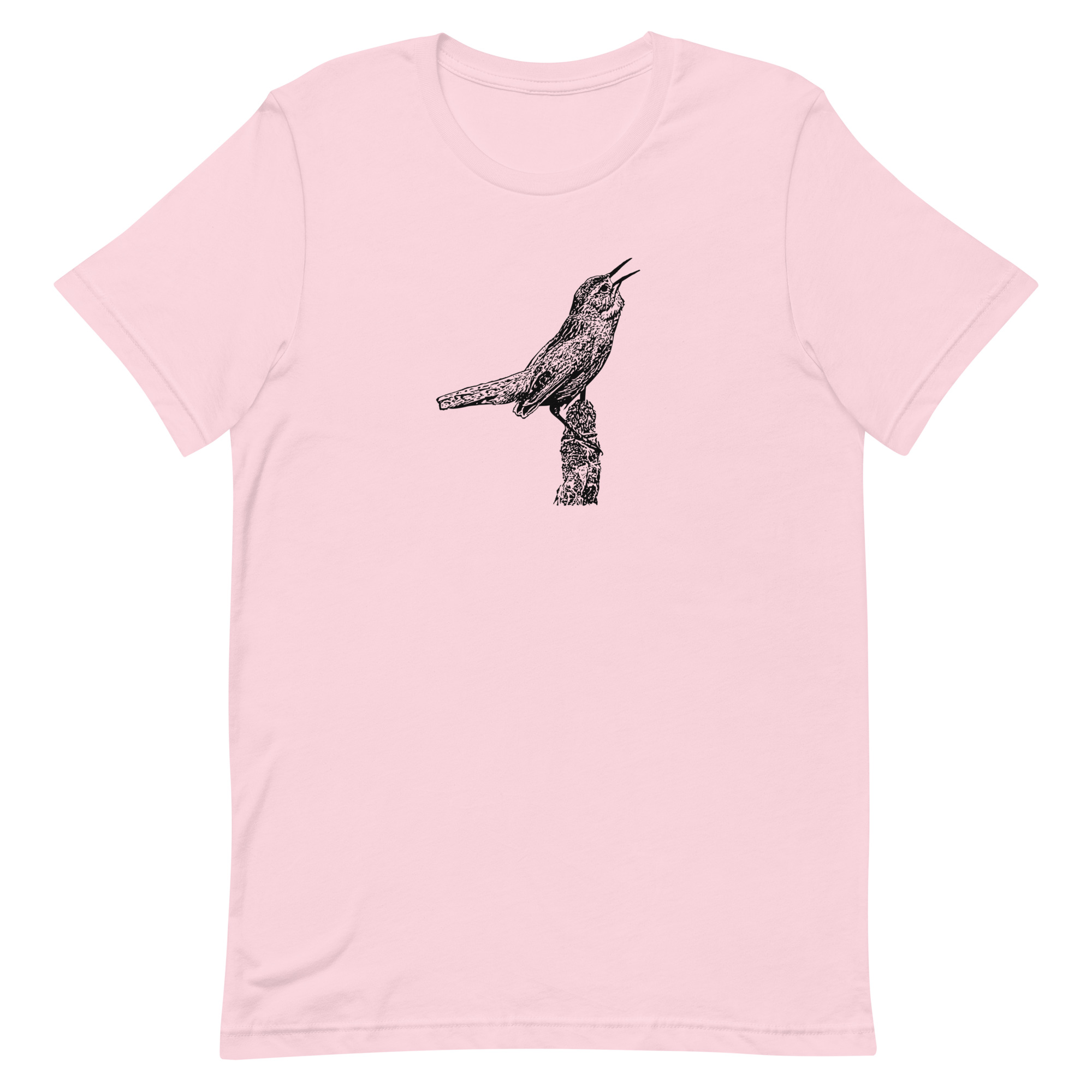 singing marsh wren unisex birding t-shirt